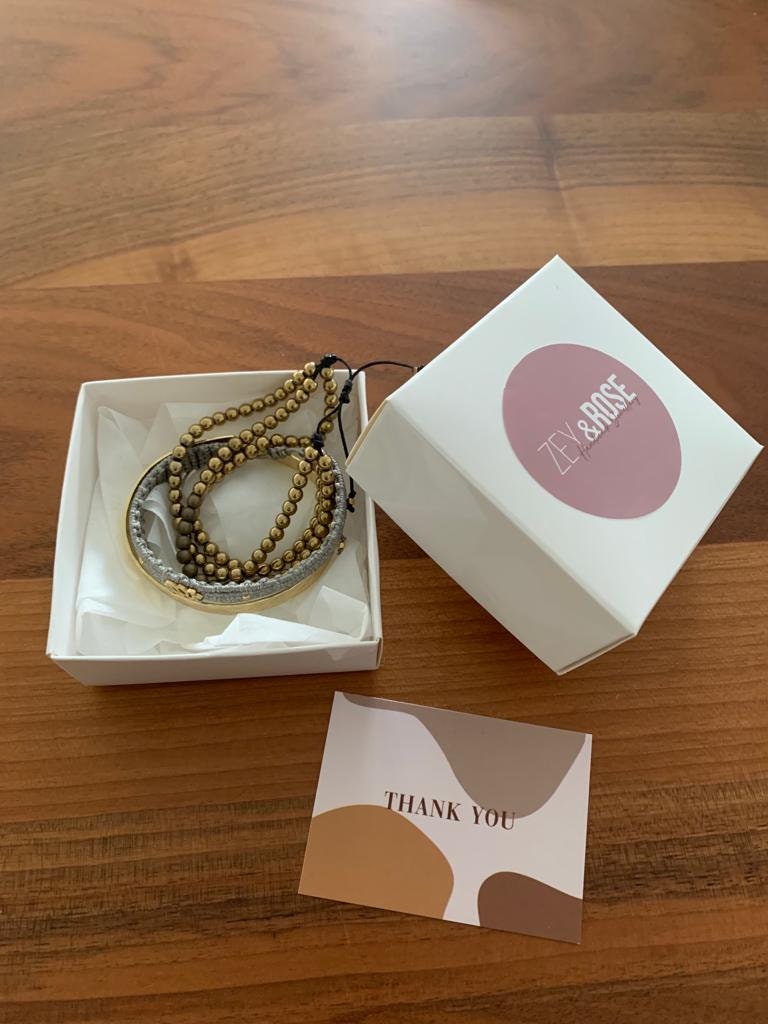 Macrame Knotted Friendship Bracelets & Brass Bracelet – Zey&Rose