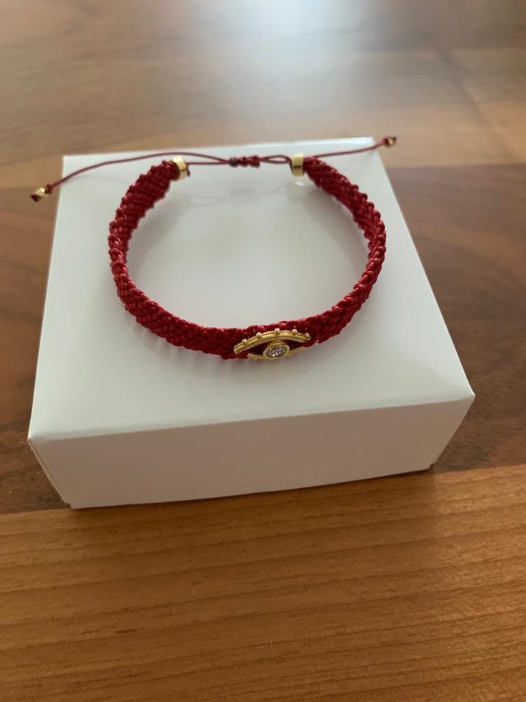 Macrame Knotted Friendship Bracelets & Gemstone Bracelet